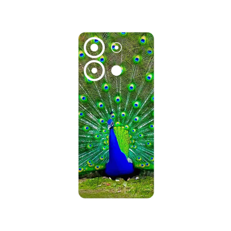 برچسب پوششی ماهوت مدل Peacock مناسب برای گوشی موبایل شیائومی Redmi Note 13 4G