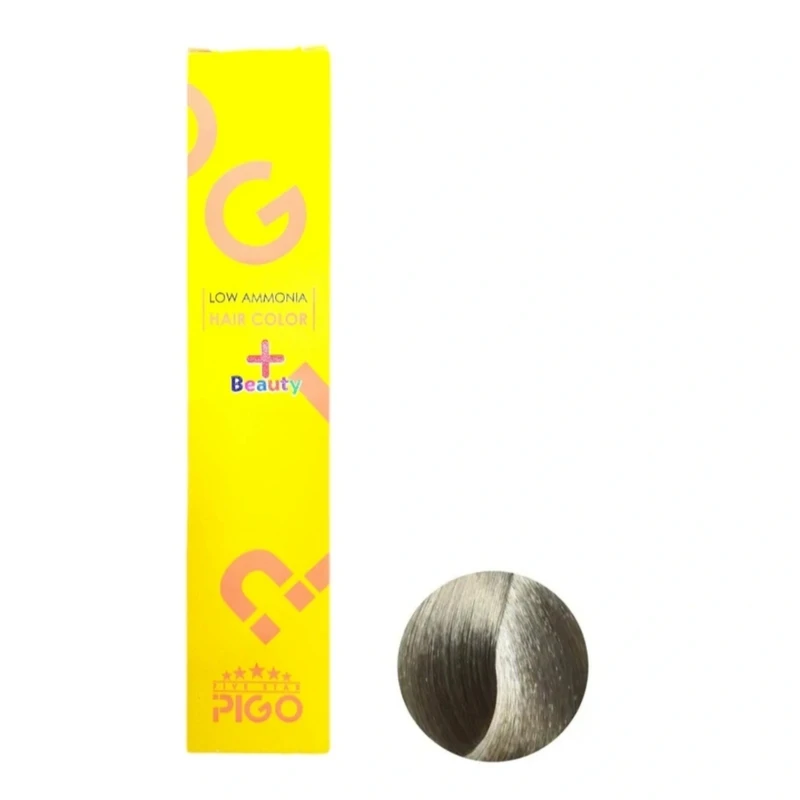 رنگ مو پیگو شماره 8.2 مدل پلاس بیوتی حجم 105 میلی لیتر رنگ بلوند خاکستری روشن