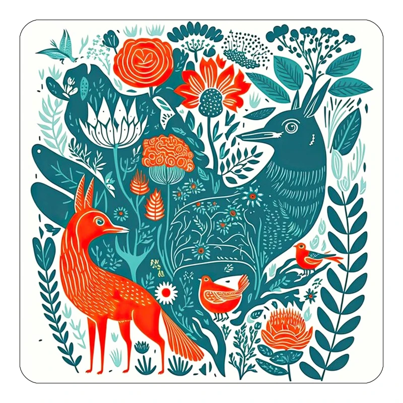 مگنت کاکتی طرح حیوانات رنگی مدل mp26228