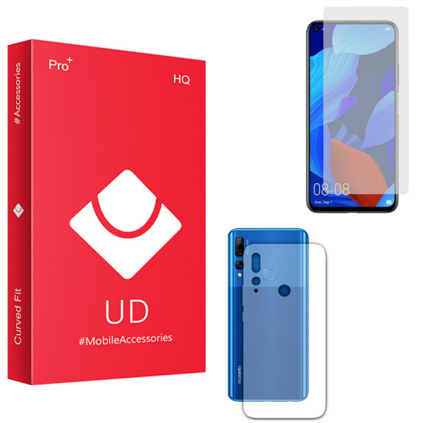 محافظ صفحه نمایش یو دی مدل HQ مناسب برای گوشی موبایل هوآوی Y9S به همراه محافظ پشت گوشی