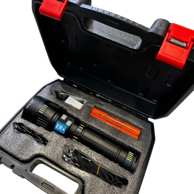 چراغ قوه دستی اسمال سان مدل G600 +ER با نور مهتابی