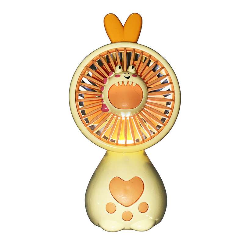 پنکه شارژی مدل دستی طرح قورباغه کد 01