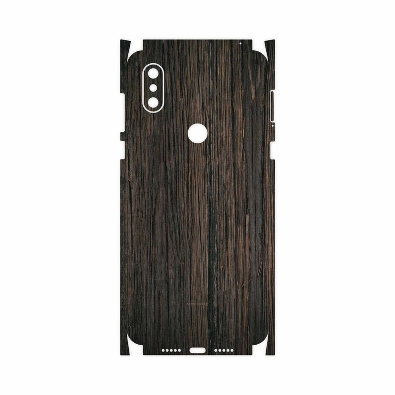 برچسب پوششی ماهوت مدل Burned Wood-FullSkin مناسب برای گوشی موبایل شیائومی Mi Mix 3