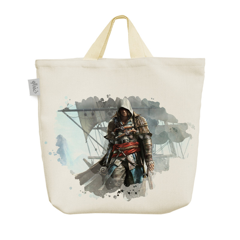 ساک خرید خندالو مدل اساسینز کرید Assassins Creed کد 2759
