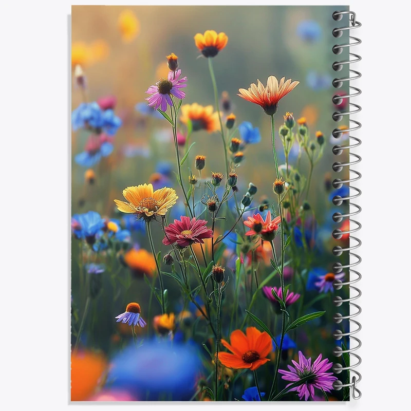 دفتر مشق 50 برگ خندالو طرح گل گلی کد N2990