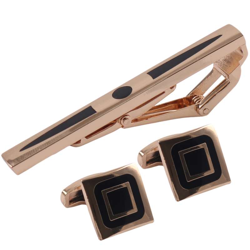 ست دکمه سردست و گیره کراوات مردانه ورد فشن مدل PJ-111048 ست دکمه سردست و گیره کراوات مردانه ورد فشن مدل PJ-111048