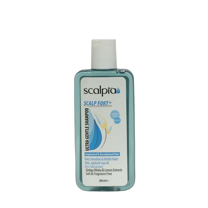 شامپو مو اسکالپیا مدلSCALP FORT+ حجم 200 میلی لیتر