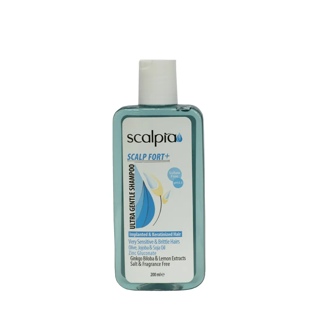 شامپو مو اسکالپیا مدلSCALP FORT+  حجم 200 میلی لیتر