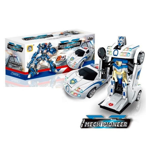 ماشین بازی مدل تبدیل شونده طرح ربات پلیس کد 899