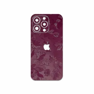 MAHOOT Red-Wildflower Cover Sticker for Apple iPhone 13 Pro Max