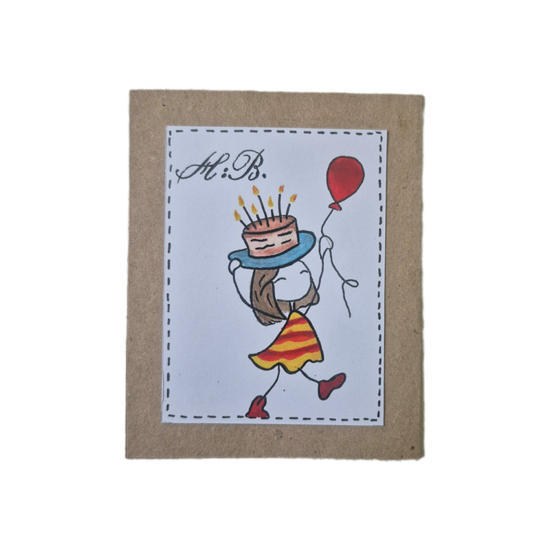 کارت پستال مدل دخترک 02