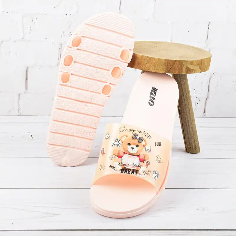 دمپایی زنانه کیتو مدل FUNNY TEDY BEAR GLB.4004