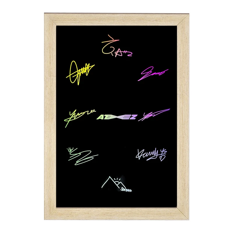 تابلو خندالو مدل گروه ایتیز ATEEZ  کد 21304