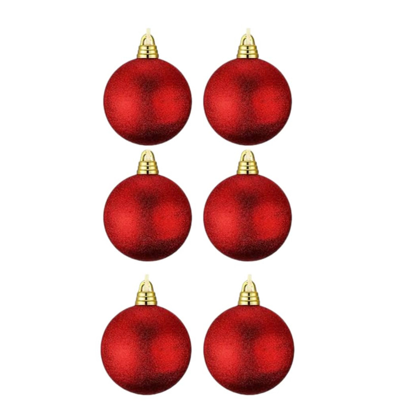 آویز تزیینی مدل درخت کریسمس کد 06 مجموعه 6 عددی