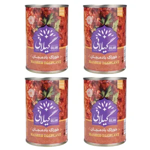 خوراک بادمجان گیلانی - 420 گرم بسته 4 عددی