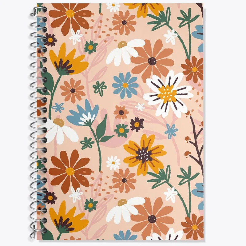 دفتر لغت 50 برگ خندالو مدل گل گلی کد 29039