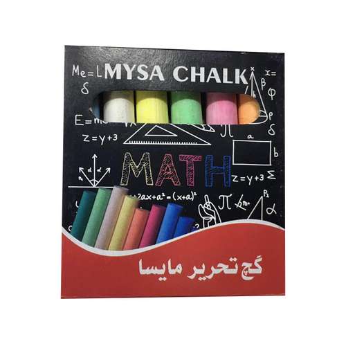 گچ رنگی مایسا مدل ME 6 بسته 6 عددی 