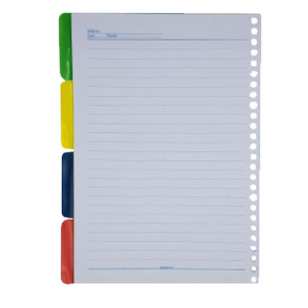 کاغذ کلاسوری سیناکو مدل   Paper-sheet بسته 100عددی