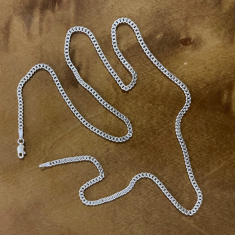 زنجیر نقره مردانه گالری ظهیرالدینی مدل CRT 60-65 GT