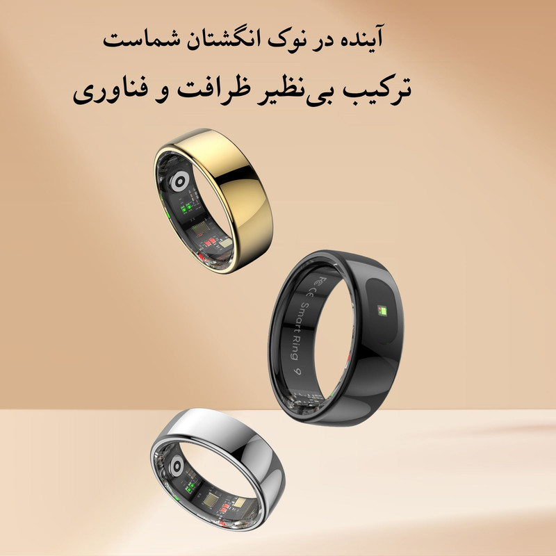 حلقه هوشمند اسمارت رینگ مدل +r08
