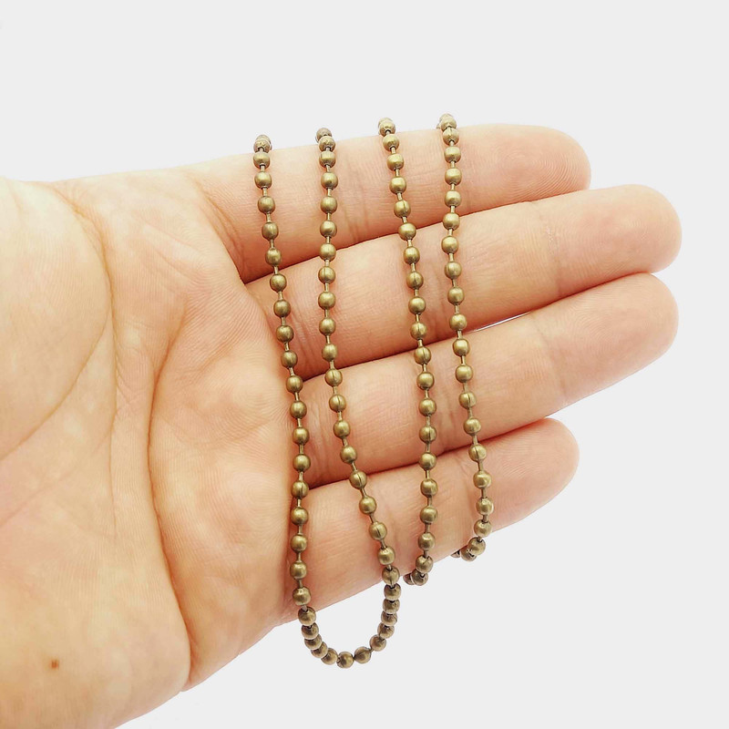 زنجیر مردانه طرح ساچمه ای مدل 515ZNM