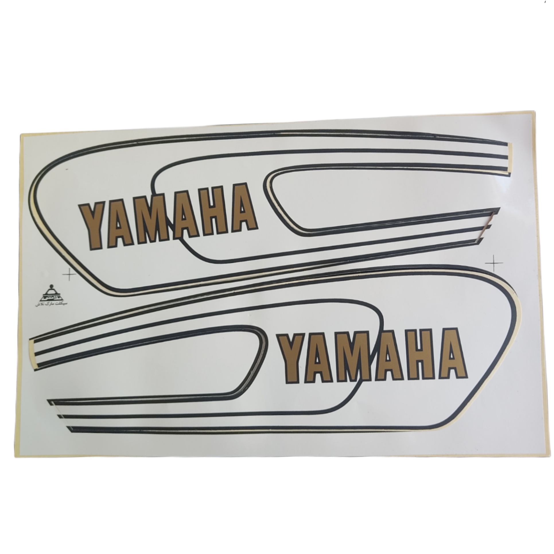 برچسب باک موتور سیکلت مدل دولوکس مناسب برای یاماها 100 مجموعه دو عددی