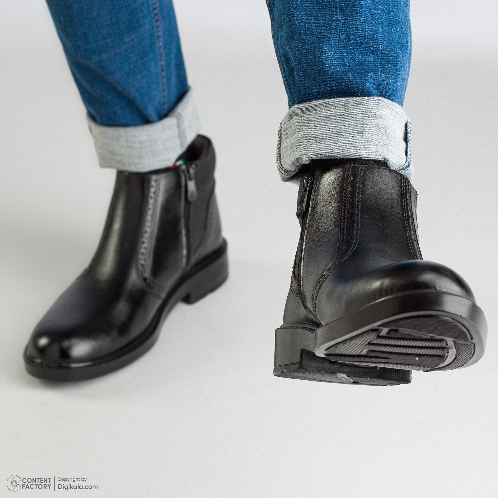 نیم بوت مردانه کفش سعیدی مدل 529m -  - 4
