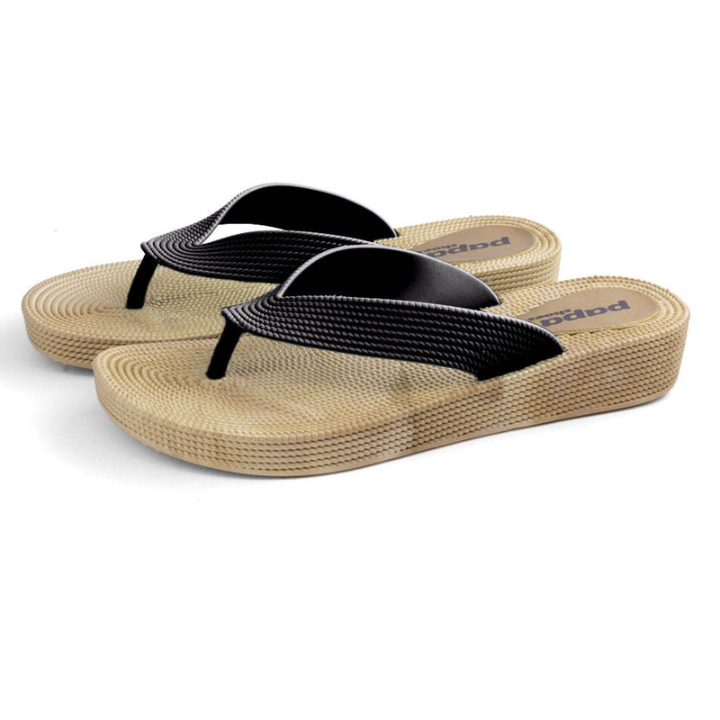 دمپایی لاانگشتی زنانه پاپا مدل ترمه کد 001