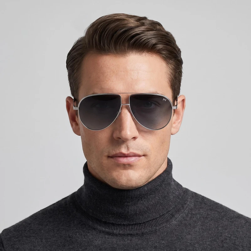 عینک آفتابی خلبانی (Aviator) مردانه آلبرت وگ مدل JS-8540-C05-P142 Avantgarde Visionary