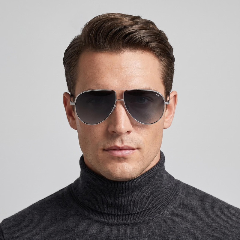 عینک آفتابی خلبانی (Aviator) مردانه آلبرت وگ مدل JS-8540-C05-P142 Avantgarde Visionary