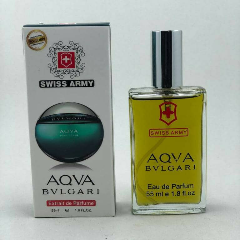 ادو پرفیوم مردانه سوئیس آرمی مدل اسکلوسیو آکوا بولگاری حجم 55 میلی لیتر