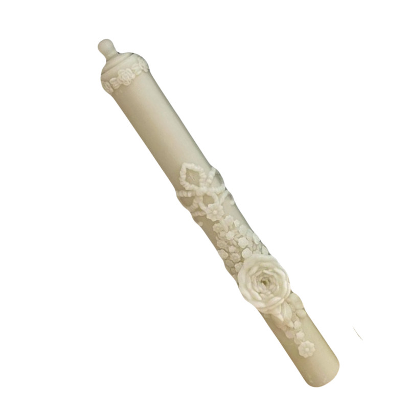 قالب شمع مدل قلمی گلدار