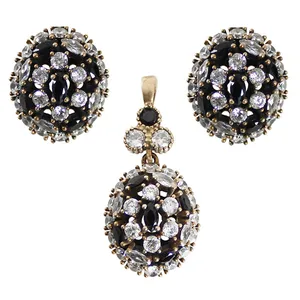 نیم ست نقره زنانه کد 4566