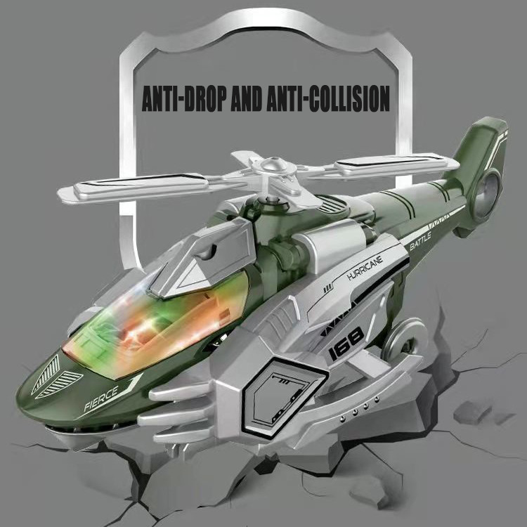 هلیکوپتر بازی مدل تبدیل شونده دودزا طرح جنگی کد D168-1