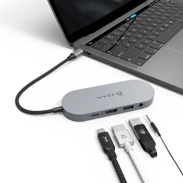 هاب 5 پورت USB-C آدام المنتس مدل CASA Hub S-240GB