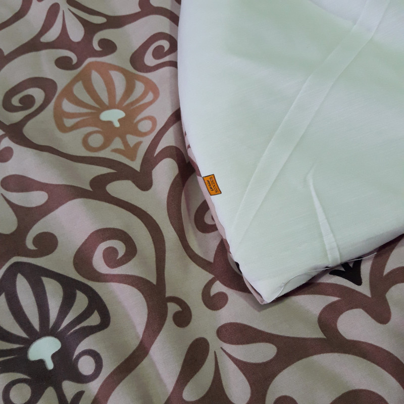 لحاف کرسی سندس مدل اسلیمی کد F427 سایز 350x350 سانتی متر
