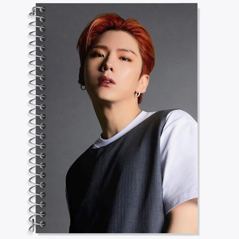 دفتر لغت 50 برگ خندالو مدل کیهیون گروه مانستا اکس MONSTA X کد 21149