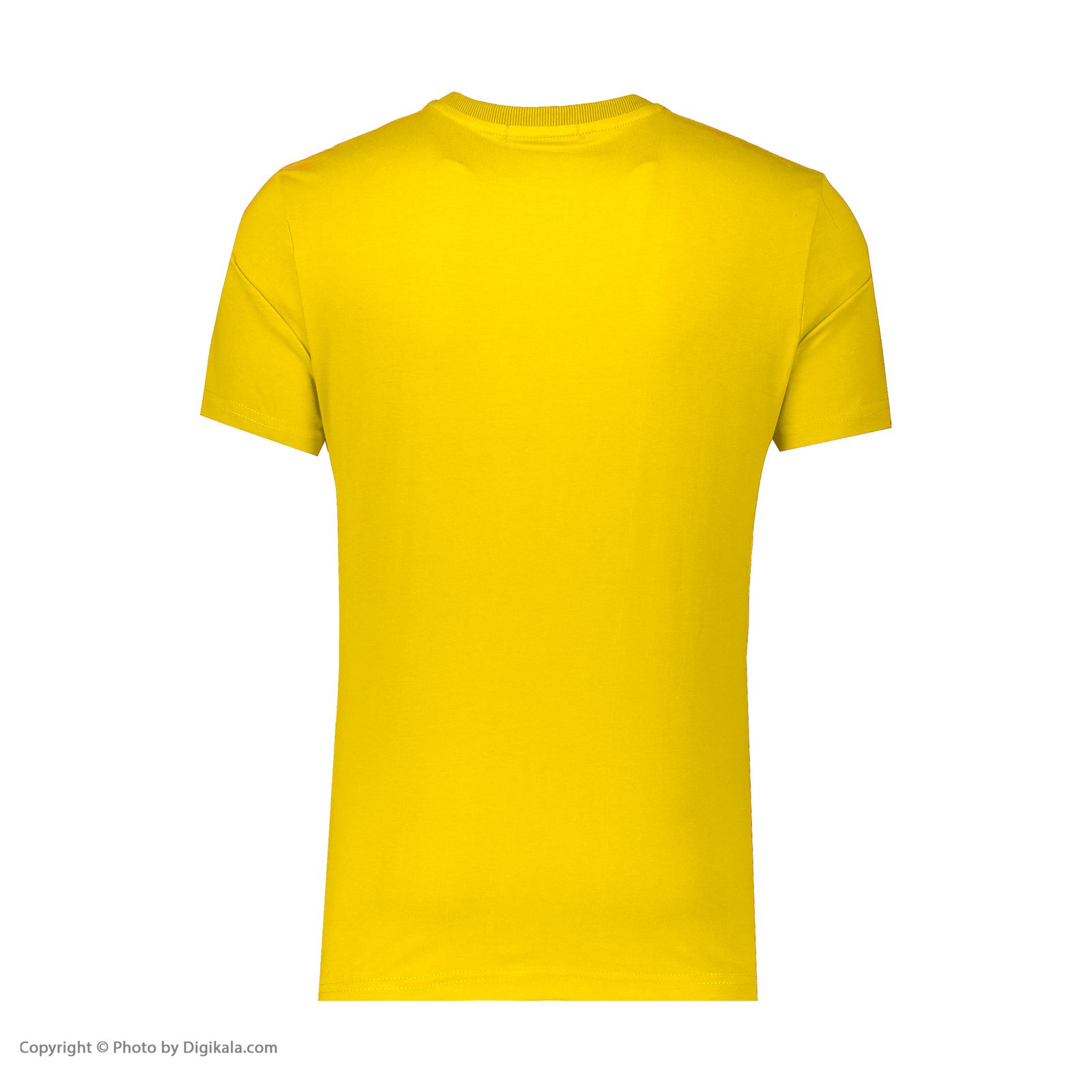 تی شرت آستین کوتاه مردانه پاتن جامه مدل 131621010012116 رنگ زرد -  - 4