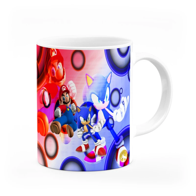 ماگ هومرو طرح انیمیشن ماریو سونیک مدل MG4258