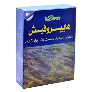 مکمل غذای آبزیان پرورشی بایوران مدل هایپروفیش وزن 1 کیلوگرم