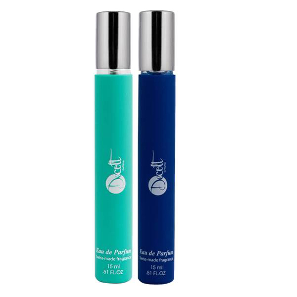 عطر جیبی مردانه دکلت مدل 299 حجم 15 میلی لیتر مجموعه 2 عددی