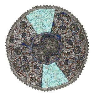 رومیزی ترمه مدل گوهر کد 6584