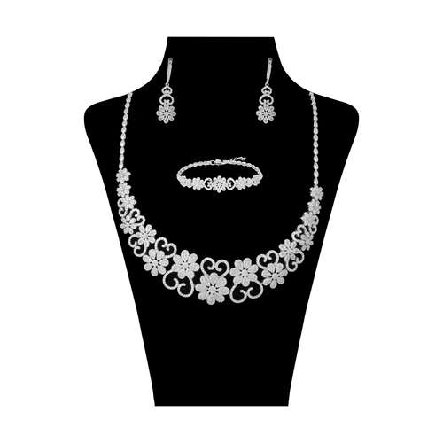 نیم ست نقره زنانه سینانر مدل SNR-R074