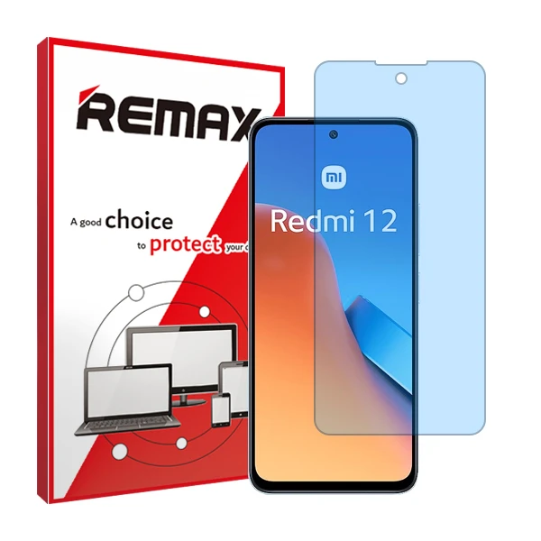 محافظ صفحه نمایش ضد اشعه آبی ریمکس مدل Resistant مناسب برای گوشی موبایل شیائومی  Redmi 12 5G 