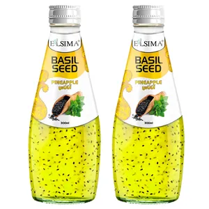 نوشیدنی تخم شربتی با طعم آناناس السیما - 300 میلی لیتر بسته 2 عددی
