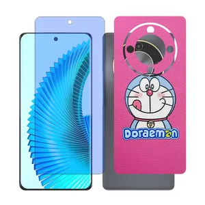 Glass together model anti blue screen protector suitable for Honor X9b mobile phone with back cover sticker