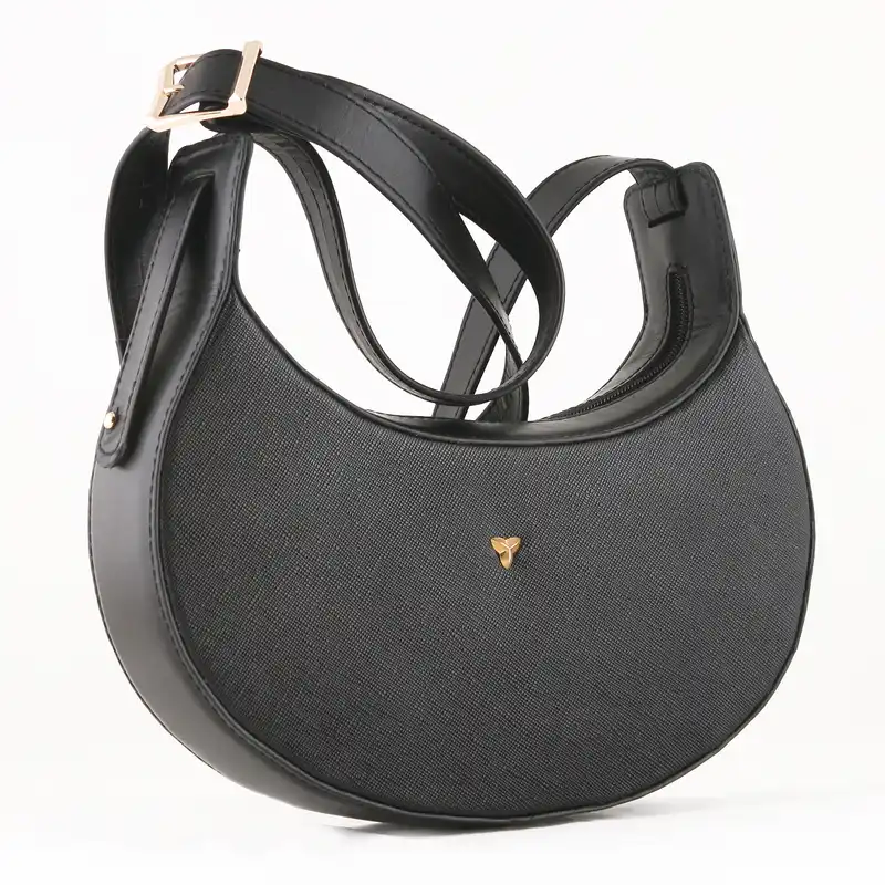 کیف دوشی زنانه چرم یلسان مدل رامیلا کد HRM-079-msk