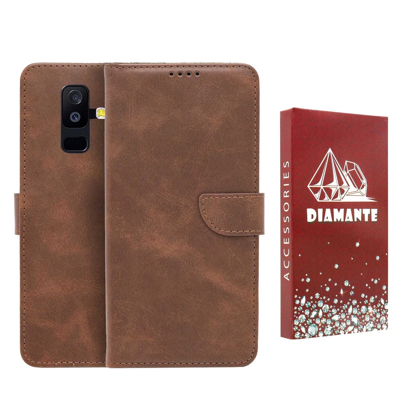 کیف کلاسوری دیامانته مدل Bers Ros مناسب برای گوشی موبایل سامسونگ Galaxy J8 2018