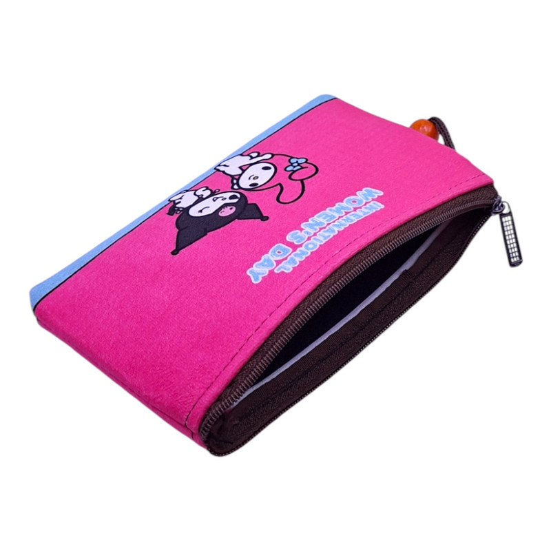 جامدادی مدل تک زیپ طرح کرومی و ملودی کد 205