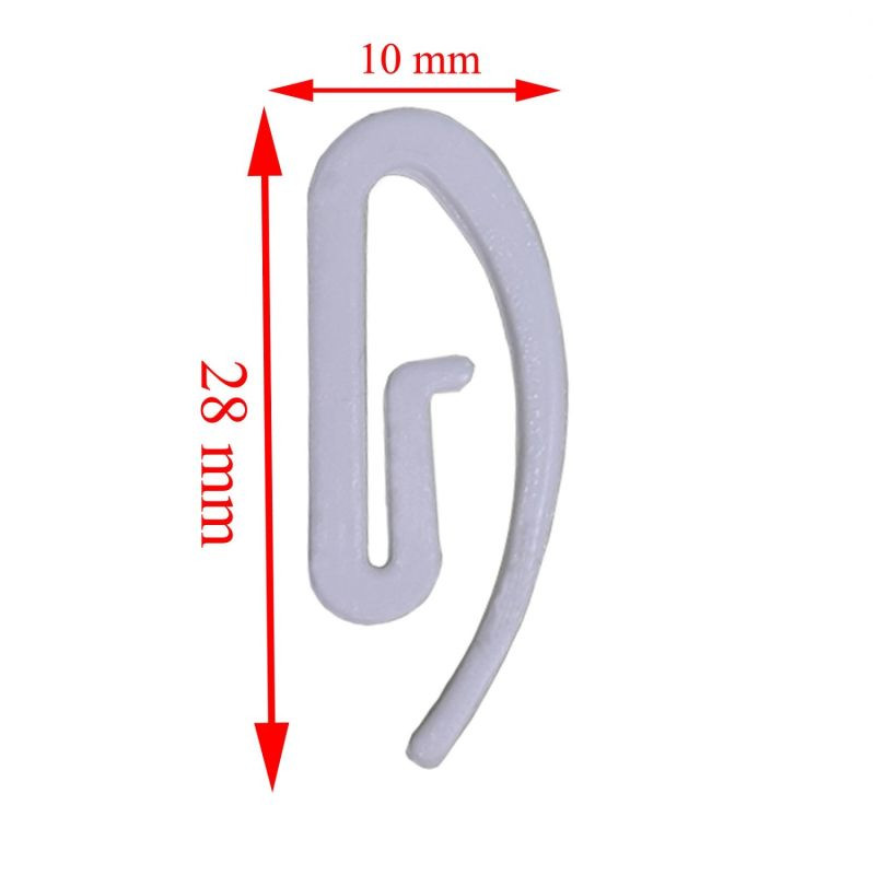 هوکس و گیره چوب پرده مدل GIRHOOK50 بسته 100 عددی